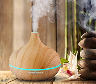 Idée cadeau pour la fête des mères diffuseur huile essentielle en bois