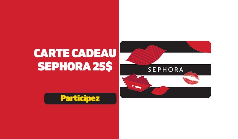 Carte Cadeau Sephora 28 Juillet 19