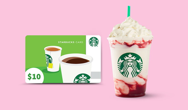 Carte Cadeau Starbucks 11 Aout 2019