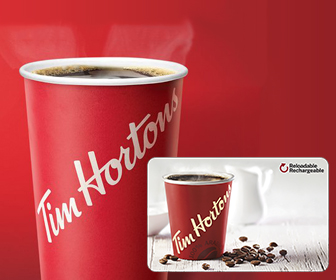 Carte Cadeau Tim Hortons 11 Aout 2019