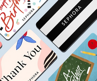 Gagnez une carte cadeau Sephora de 50$
