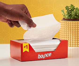Testez les Feuilles d’adoucissant pour sèche-linge Bounce